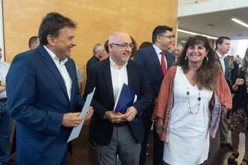 Acuerdo político entre NC, PSOE y Podemos para el Gobierno de Gran Canaria (Foto TA)